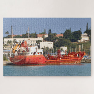 Oil/chemical tanker, Grete Theresa Jigsaw Puzzle