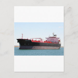 Oil/chemical tanker ship 2 postcard