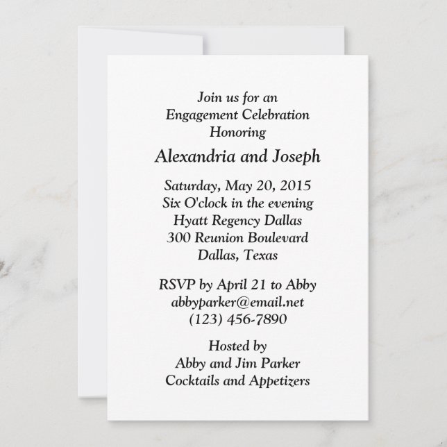 Oil Derrick Wedding | Engagement Party Invitation (Front)