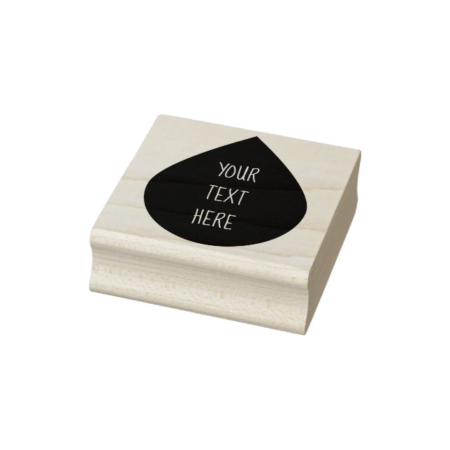 Oil Drop Essential Oils Rubber Stamp (Stamp)