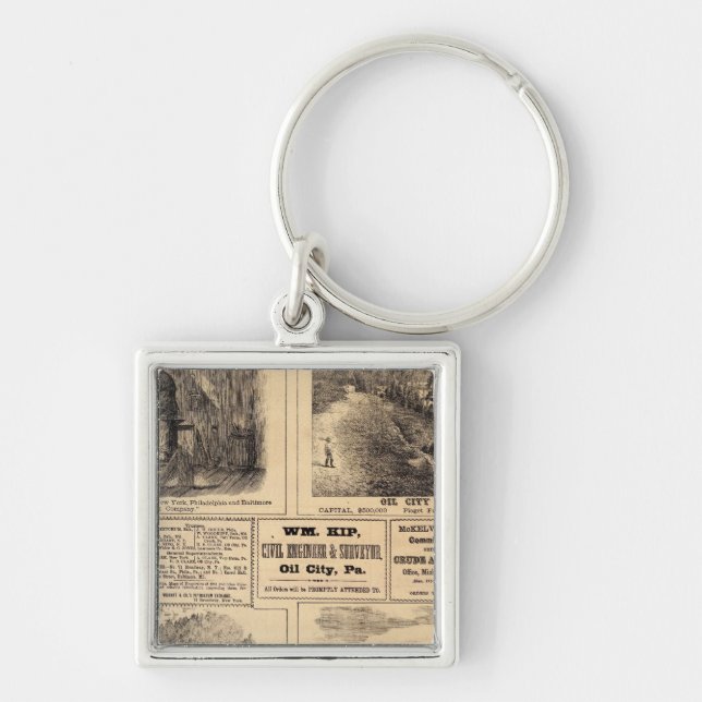 Oil farms key ring (Front)
