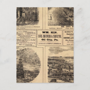 Oil farms postcard