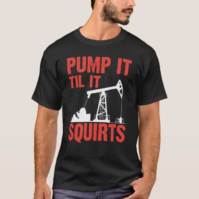 Oil Field For Men Women Oilfield Plant Pump T-Shirt (Front)