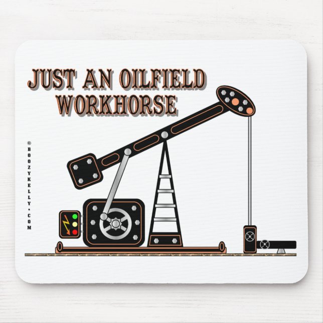 Oil Field Workhorse,Beam Pump,Oil Jack,Oil Gift Mouse Pad (Front)