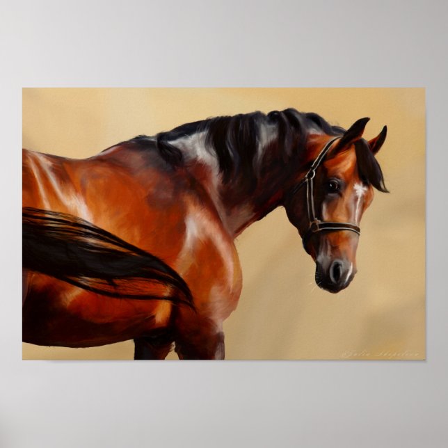 Oil Horse Poster (Front)
