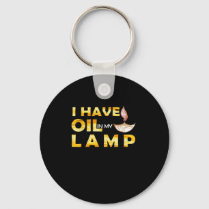 Oil In My Lamp Christian Theme Faith Motivational  Key Ring