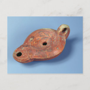 Oil lamp, from Milo Postcard
