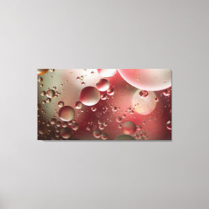 Oil on water canvas print