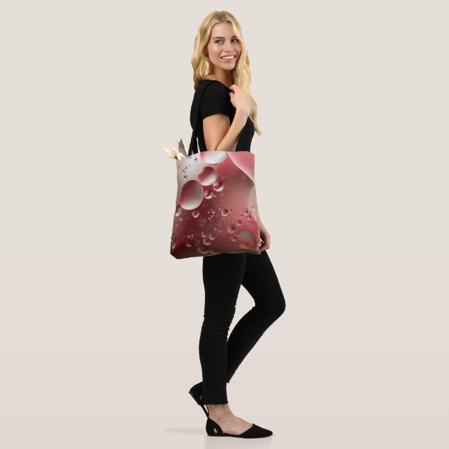 Oil on water tote bag (On Model)