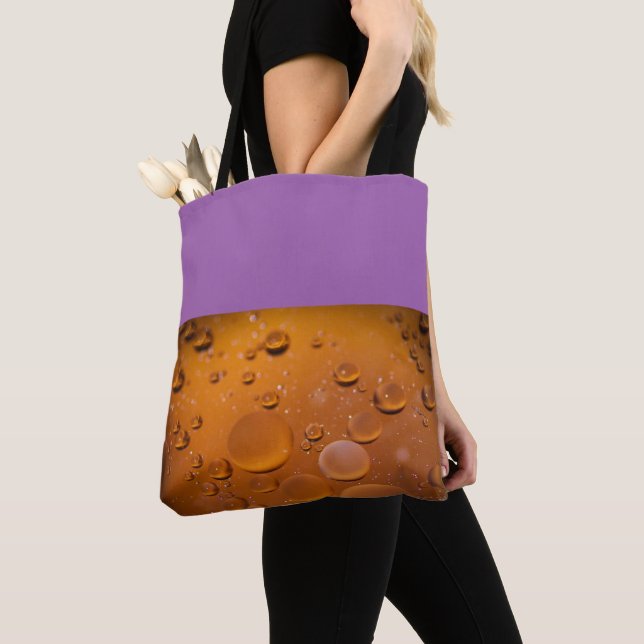 Oil on water tote bag (Close Up)