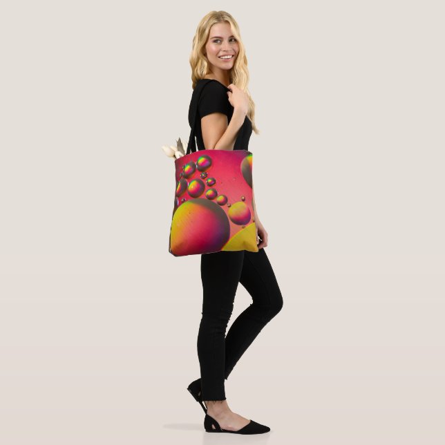 Oil on water tote bag (On Model)