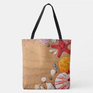 Oil Paint Beach Life Tote Bag