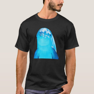 Oil Paint Filter Sea Life Oceans Cute Dolphin T-Shirt