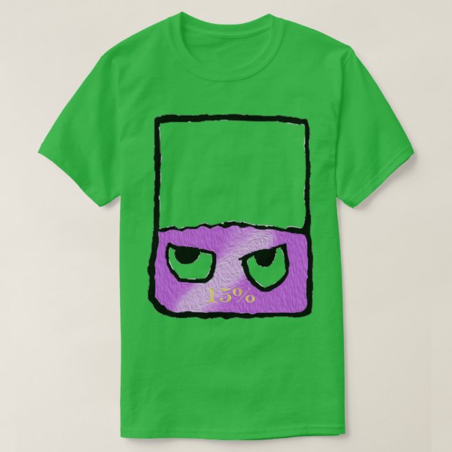 Oil paint of a annoyed energy game bar T-Shirt (Design Front)