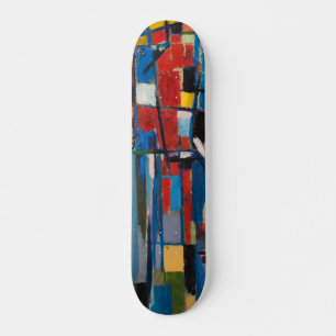 Oil Paint on Board Skateboard