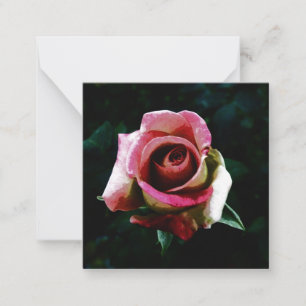 Oil Painted Rose Card