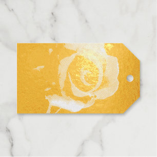 Oil Painted Rose Gift Tags