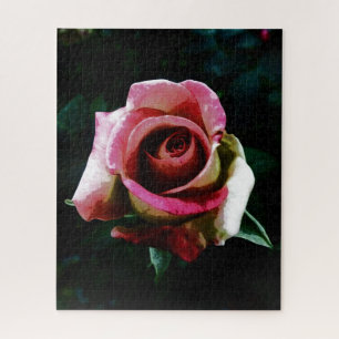 Oil Painted Rose Jigsaw Puzzle