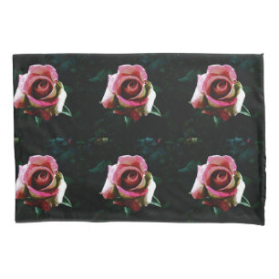Oil Painted Rose Pillowcase
