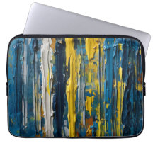 Oil Painted Vertical Abstract Stripes