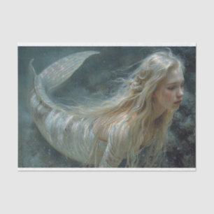 Oil Painting of a Mermaid Tissue Paper