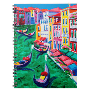  oil painting of beautiful Venice, Italy on canvas Notebook