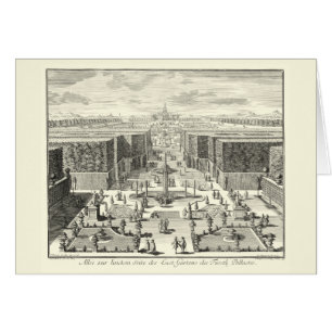 Oil Painting of Fountains at Garden of Versailles