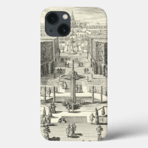 Oil Painting of Fountains at Garden of Versailles iPhone 13 Case