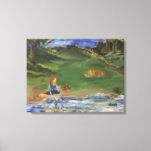 Oil Painting Original in print Day in The Park Sar