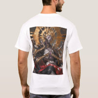Oil Painting Satanic Saint Hyper Realism