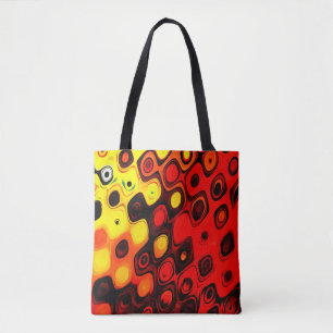 Oil pastel drawing. Abstract colour background. Fi Tote Bag