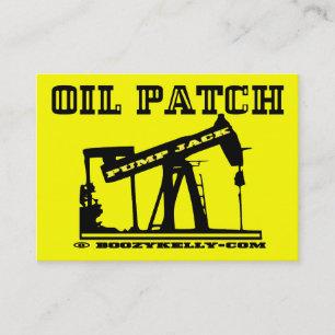 Oil Patch Pump Jack Business Cards,Pack Of 100 Business Card
