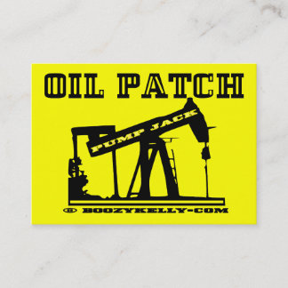 Oil Patch Pump Jack Business Cards,Pack Of 100 Card