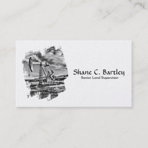 Oil Pumping Unit (Pumpjack) Business Card