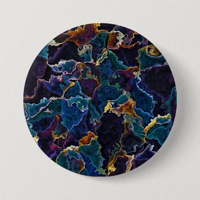 Oil Slick  7.5 Cm Round Badge (Front)