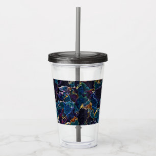 Oil Slick Acrylic Tumbler