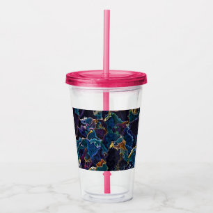 Oil Slick Acrylic Tumbler