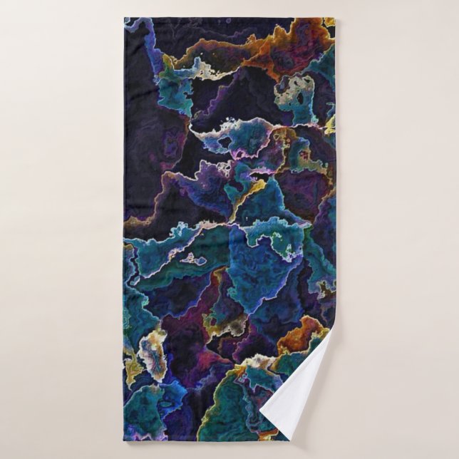 Oil Slick   Bath Towel (Bath Towel)