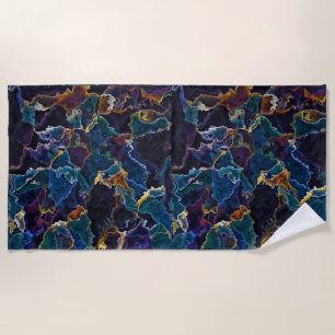 Oil Slick  Beach Towel