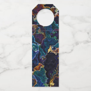 Oil Slick Bottle Tag