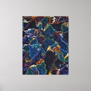 Oil Slick Canvas Print