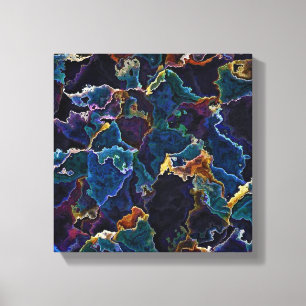 Oil Slick Canvas Print