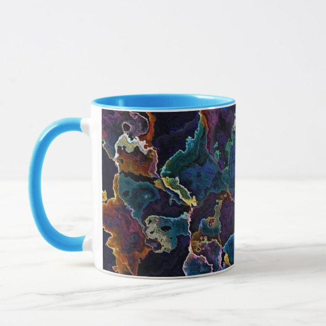 Oil Slick  Coffee Mug (Left)