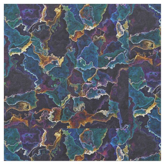 Oil Slick  Fabric (Close Up)