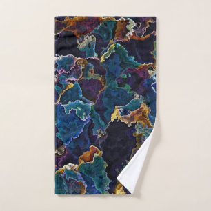 Oil Slick   Hand Towel