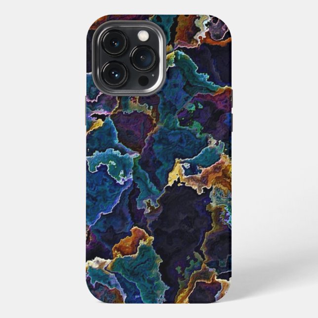 Oil Slick  iPhone Case (Back)