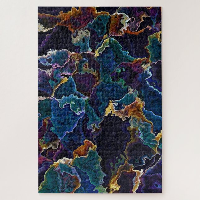 Oil Slick  Jigsaw Puzzle (Vertical)