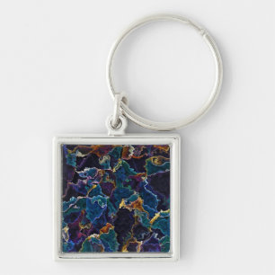 Oil Slick  Key Ring