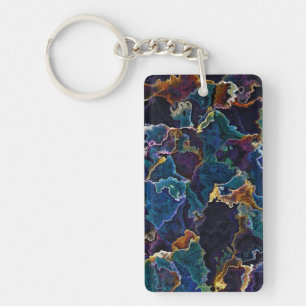 Oil Slick  Keychain