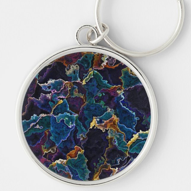Oil Slick  Keychain (Front)